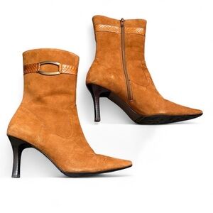 Alfani suede ankle booties